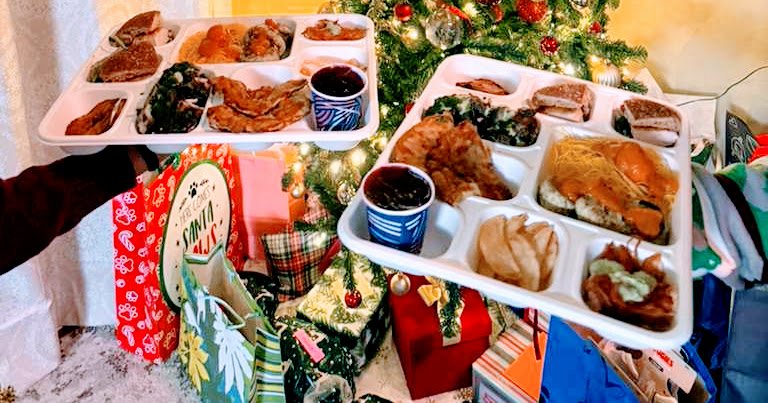 Nine-course tasting platter for dogs